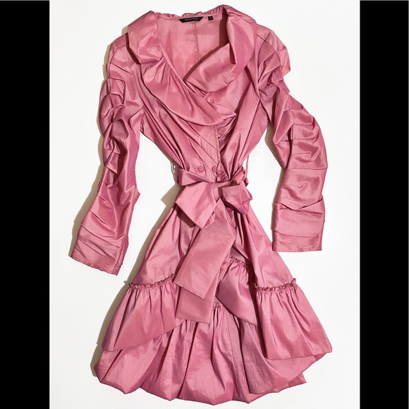 samuel dong ruffle jacket